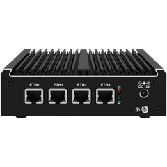 Intel J4125 Desktop PC Four Network Ports 2*USB Mini Computer for Firewall Applications