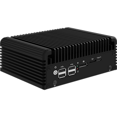Intel N100 Fanless Mini PC 5xIntel i226-V 2.5GbE 2xHDMI DP Type-C Triple Displays Soft Router