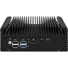 Fanless Mini PC Intel N100/i3-N305,4*Intel i226-V 2.5G Network,5*USB 2.0 1*USB 3.0,OPNsense OpenWRT Soft Router