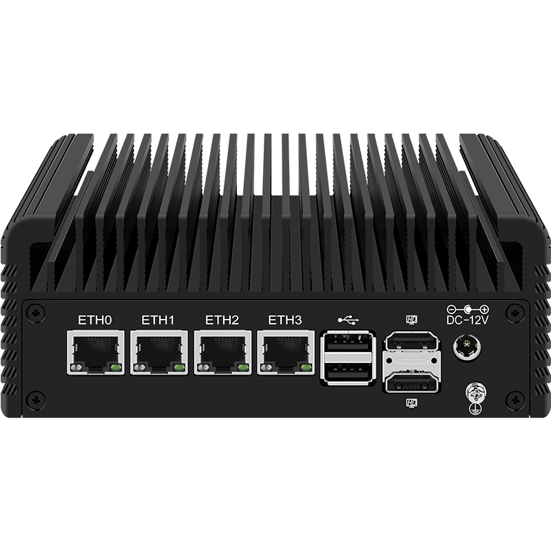 Fanless Mini PC Intel N100/i3-N305 CPU,4*Intel i226-V 2.5G Network,5*USB 2.0 1*USB 3.0,OPNsense Pfsense OpenWRT CNC Soft Router