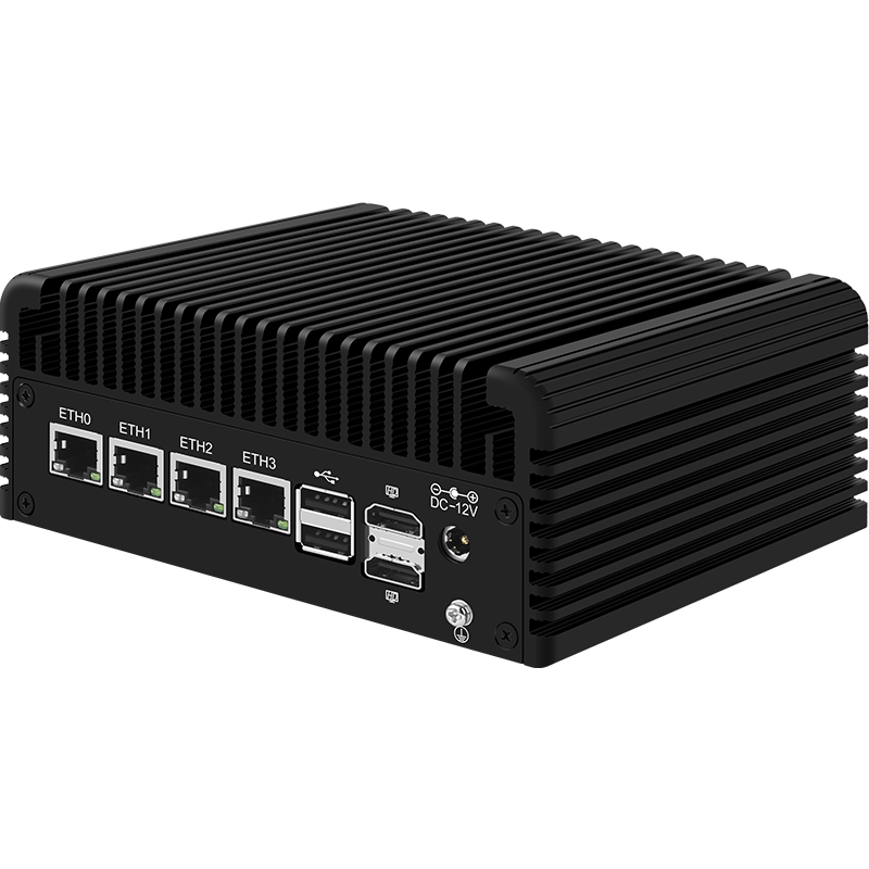 Fanless Mini PC Intel N100/i3-N305 CPU,4*Intel i226-V 2.5G Network,5*USB 2.0 1*USB 3.0,OPNsense Pfsense OpenWRT CNC Soft Router