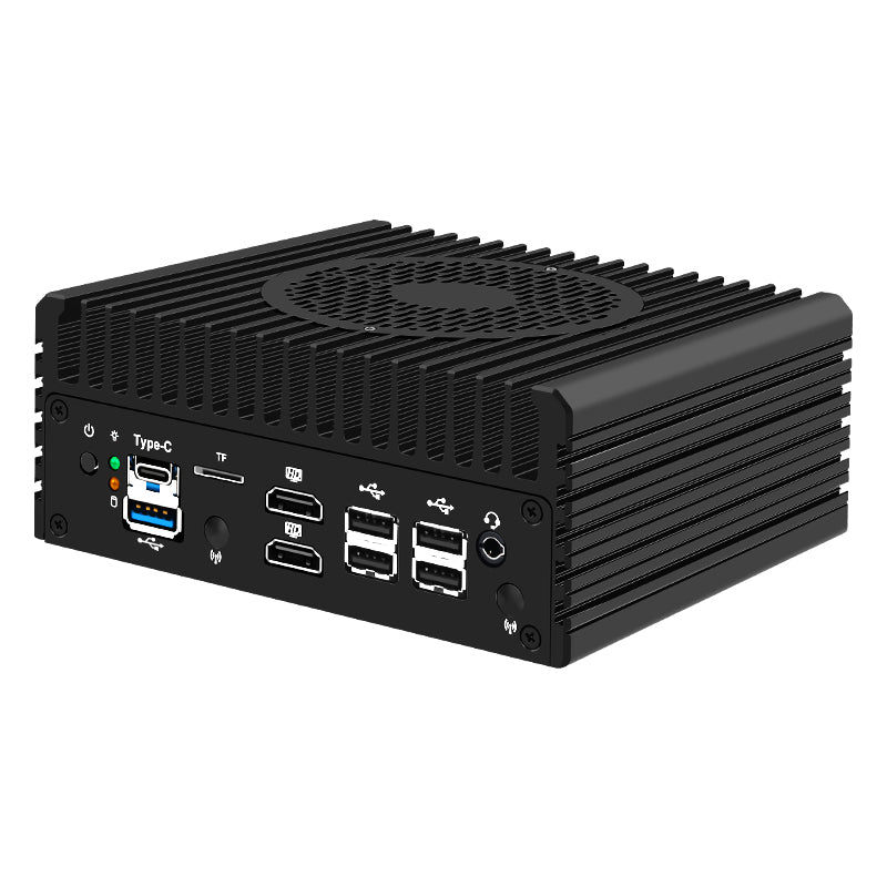 Miniroute Intel N100/N305 Mini PC,2xIntel 82599Es 10G SFP+ ports Portable Soft Route,Intel i226-V2.5GbE Computer