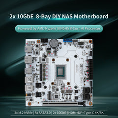 N7 AMD 8845HS NAS DIY Montherboard with 10G RJ45