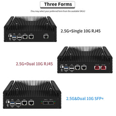 2.5G+10G SFP+Mini PC/Soft Router/Firewall Appliance