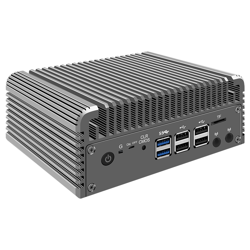 Iseries Mini Computer Mini Computer 12th Gen N100/i3-N305 Dual Display DDR5 4x2.5GbE Fanless ...