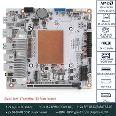 N7 AMD 8845HS NAS DIY Montherboard with 10G RJ45,Supports ECC Memory