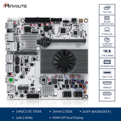 10G 8 Bay intel N350 NAS Motherboard