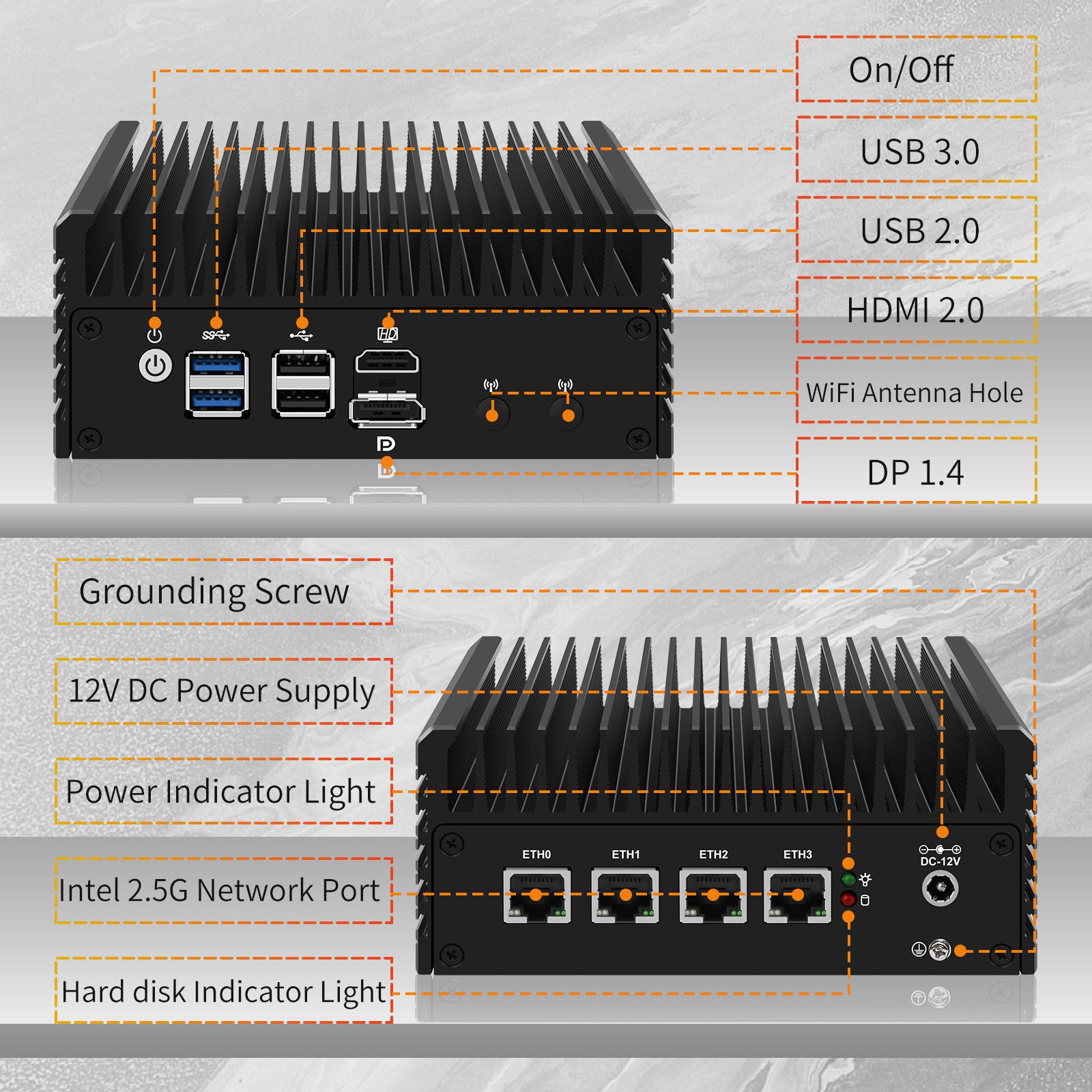 Miniroute CM-J5 Mini PC J6413 Mini Computer/Desktop Micro PC/ NUC