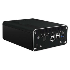 Firewall Mini PC i5-1250P(12C/16T,Up to 4.4GHz),2xSFP+10GbE Ports Mini Home Server Computer,4xi226-V 2.5GbE,HDMI+DP Triple Display,1xConsole Micro PC